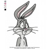130x180 Nervous Bugs Bunny Embroidery Design Instant Download